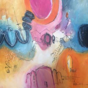 Stela Barreto's Abstract painting