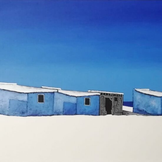 Blue 2 by Ernesto Meis Acrylic on canvas painting available at Tavira d'Artes