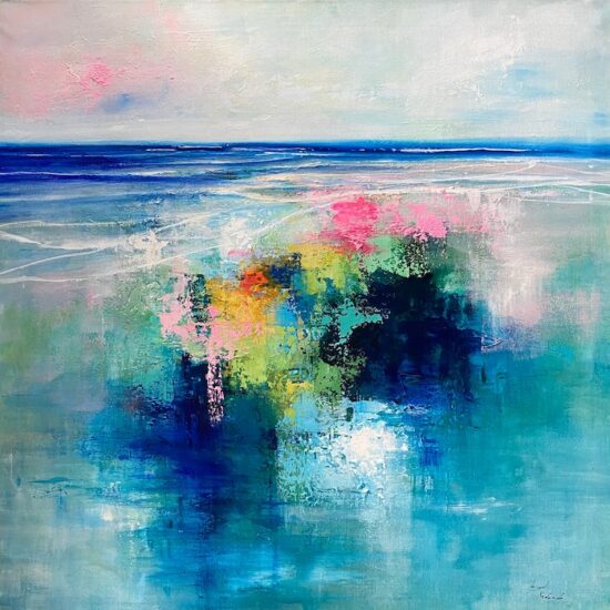 Marisma.del.Piedras by Miguel Redondo - available at Tavira d'artes art gallery in Portugal - Acrylic on canvas