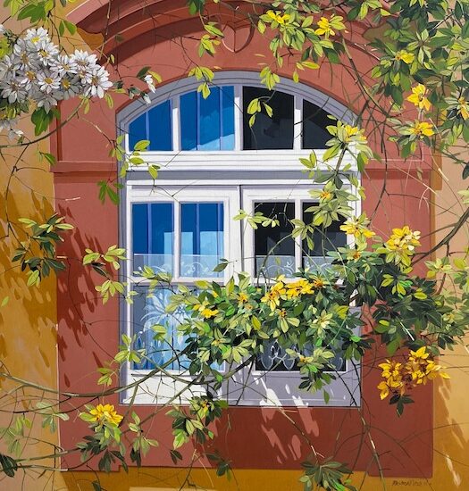 janela.rustico by Fonseca Martins at Tavira d'artes art gallery - oil on canvas painting